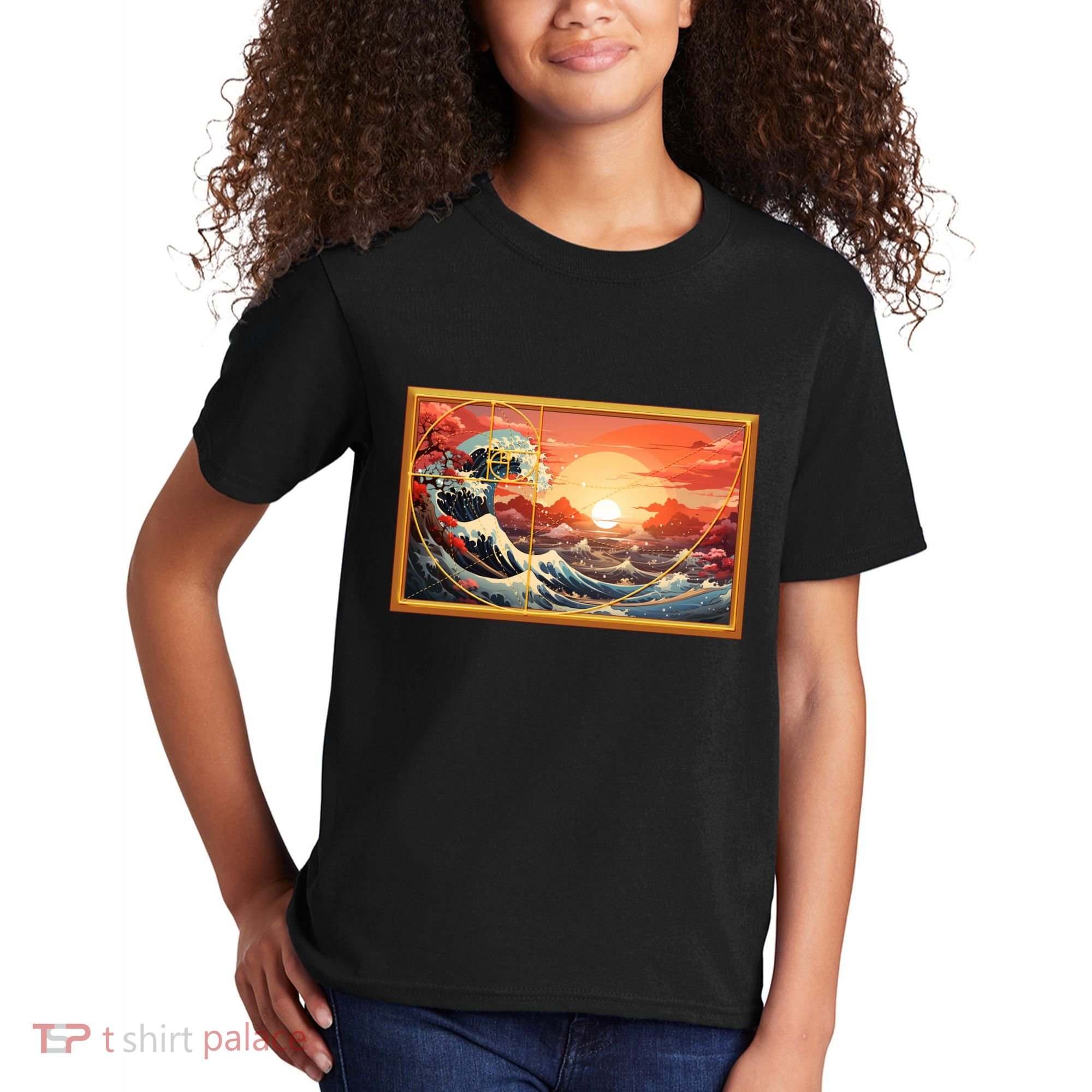 The Great Golden Ratio Wave Kids T-Shirt