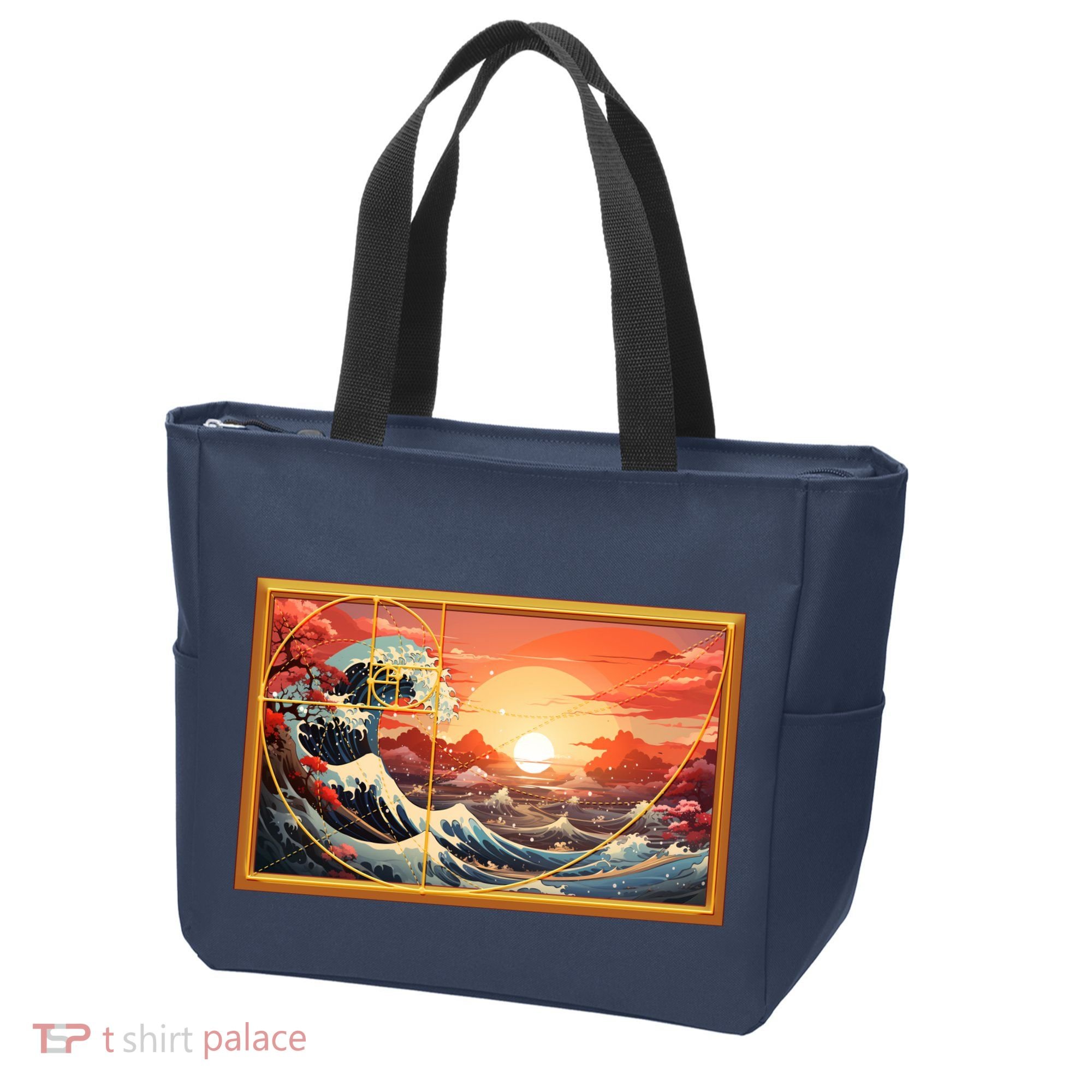 The Great Golden Ratio Wave Tote Bag