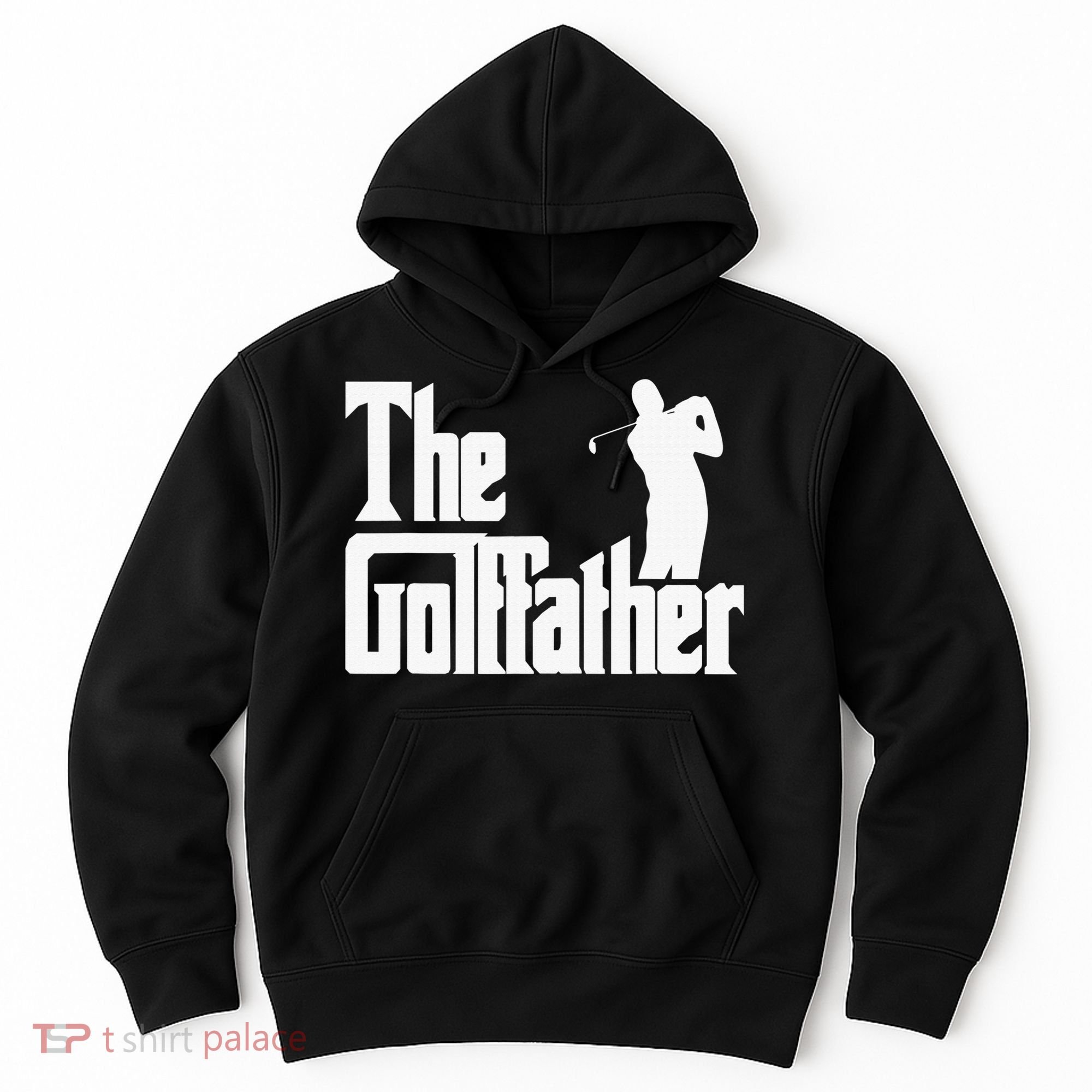 The Golffather Golf Father Funny Golfing Fathers Day Hoodie
