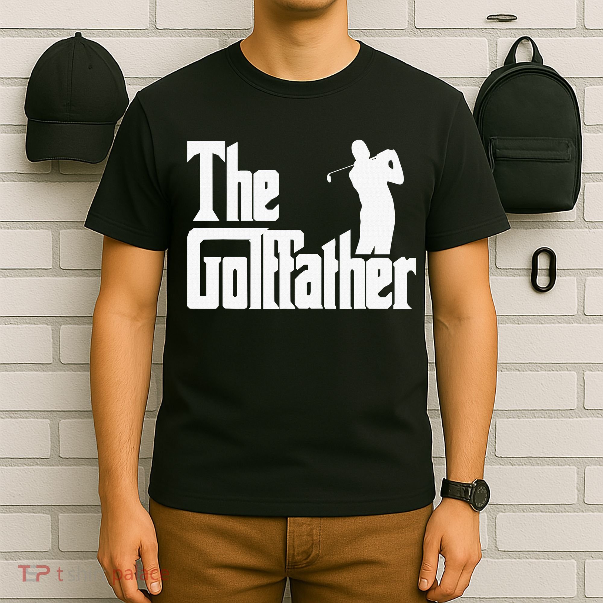 The Golffather Golf Father Funny Golfing Fathers Day T-Shirt