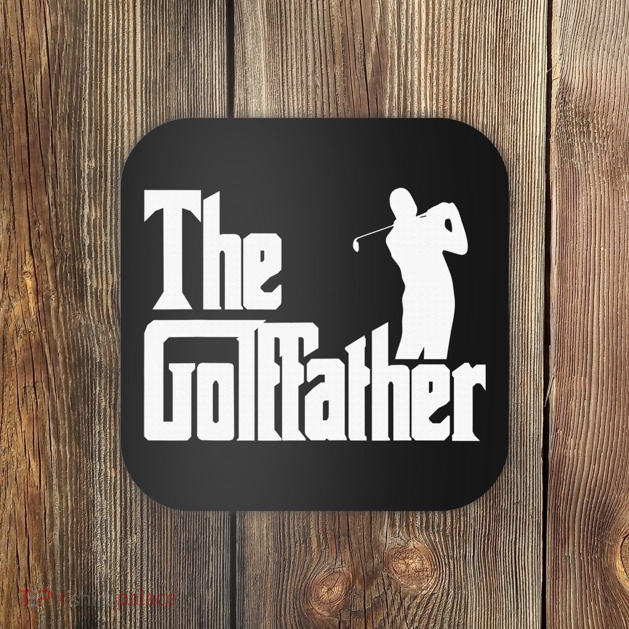 The Golffather Golf Father Funny Golfing Fathers Day Coaster