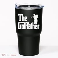 The Golffather Golf Father Funny Golfing Fathers Day Tumbler thumb 0