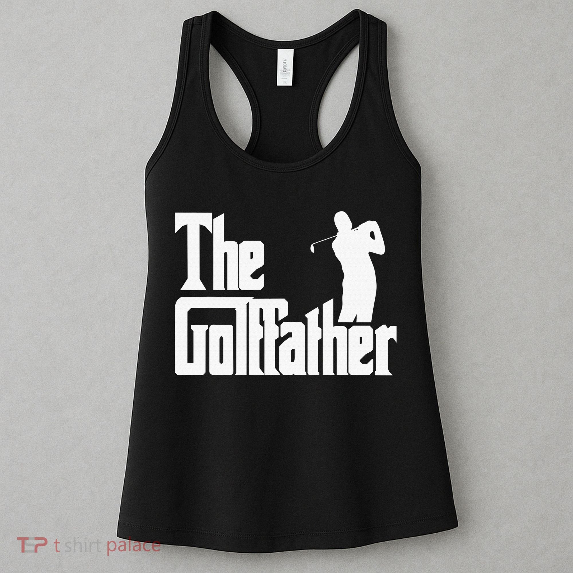 The Golffather Golf Father Funny Golfing Fathers Day Women's Tank Top