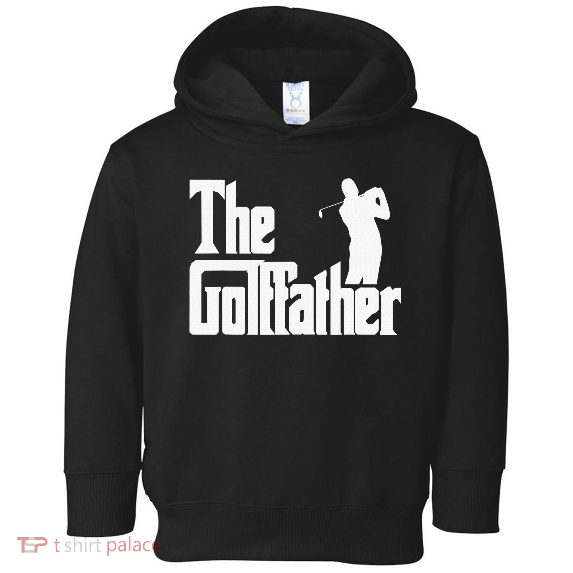 The Golffather Golf Father Funny Golfing Fathers Day Toddler Hoodie