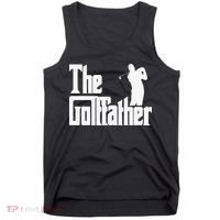 The Golffather Golf Father Funny Golfing Fathers Day Tank Top thumb 0