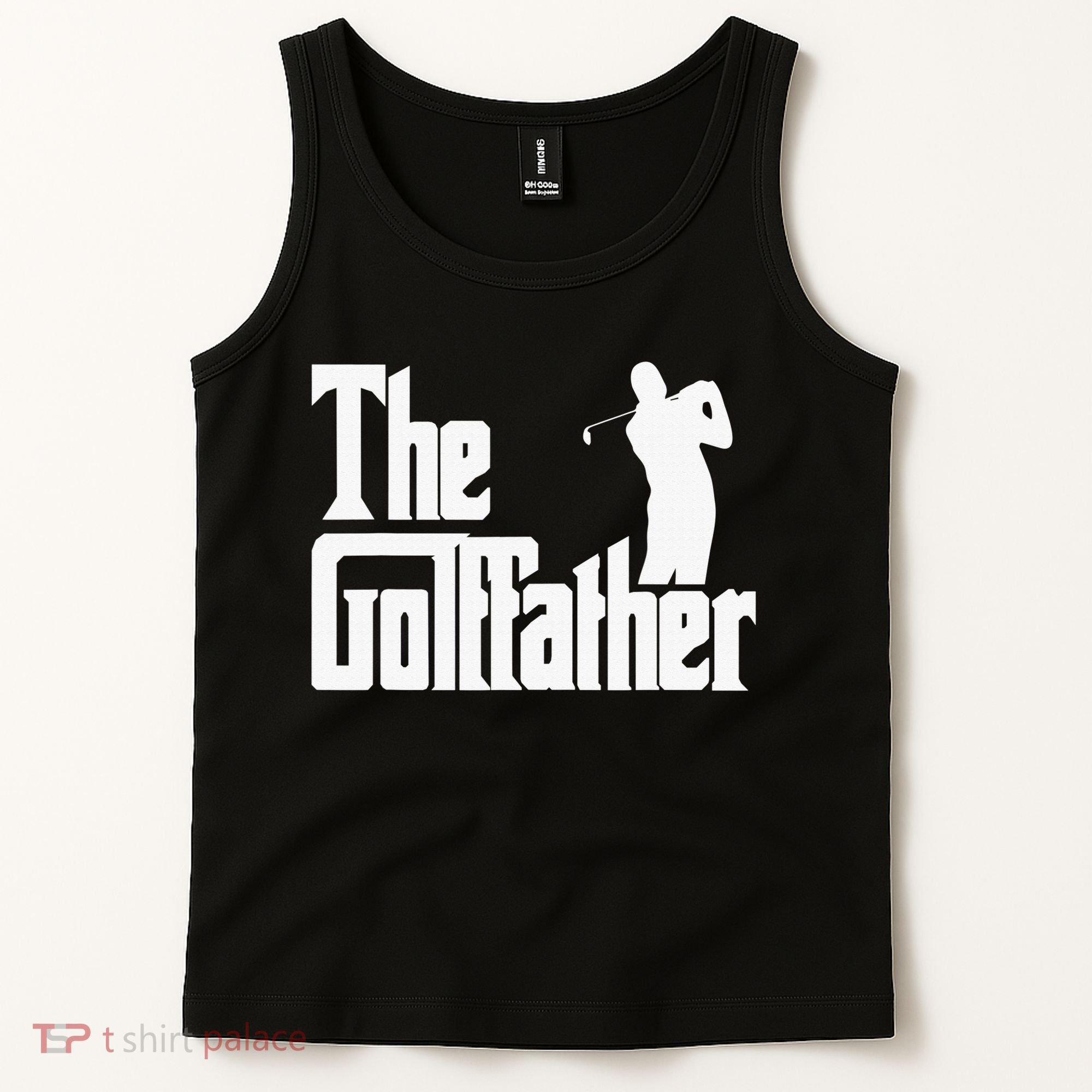 The Golffather Golf Father Funny Golfing Fathers Day Tank Top
