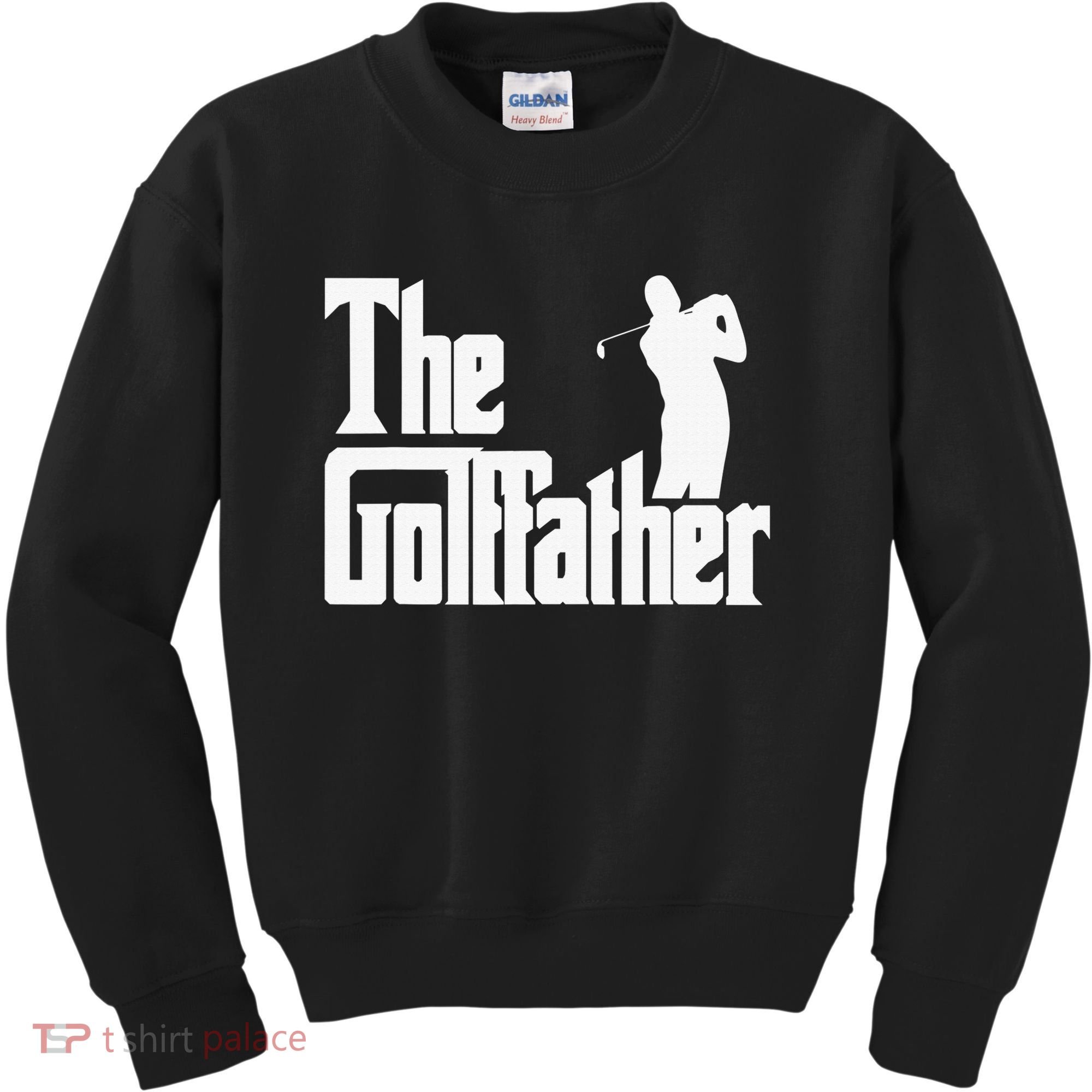 The Golffather Golf Father Funny Golfing Fathers Day Kids Sweatshirt