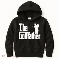 The Golffather Golf Father Funny Golfing Fathers Day Kids Hoodie thumb 0
