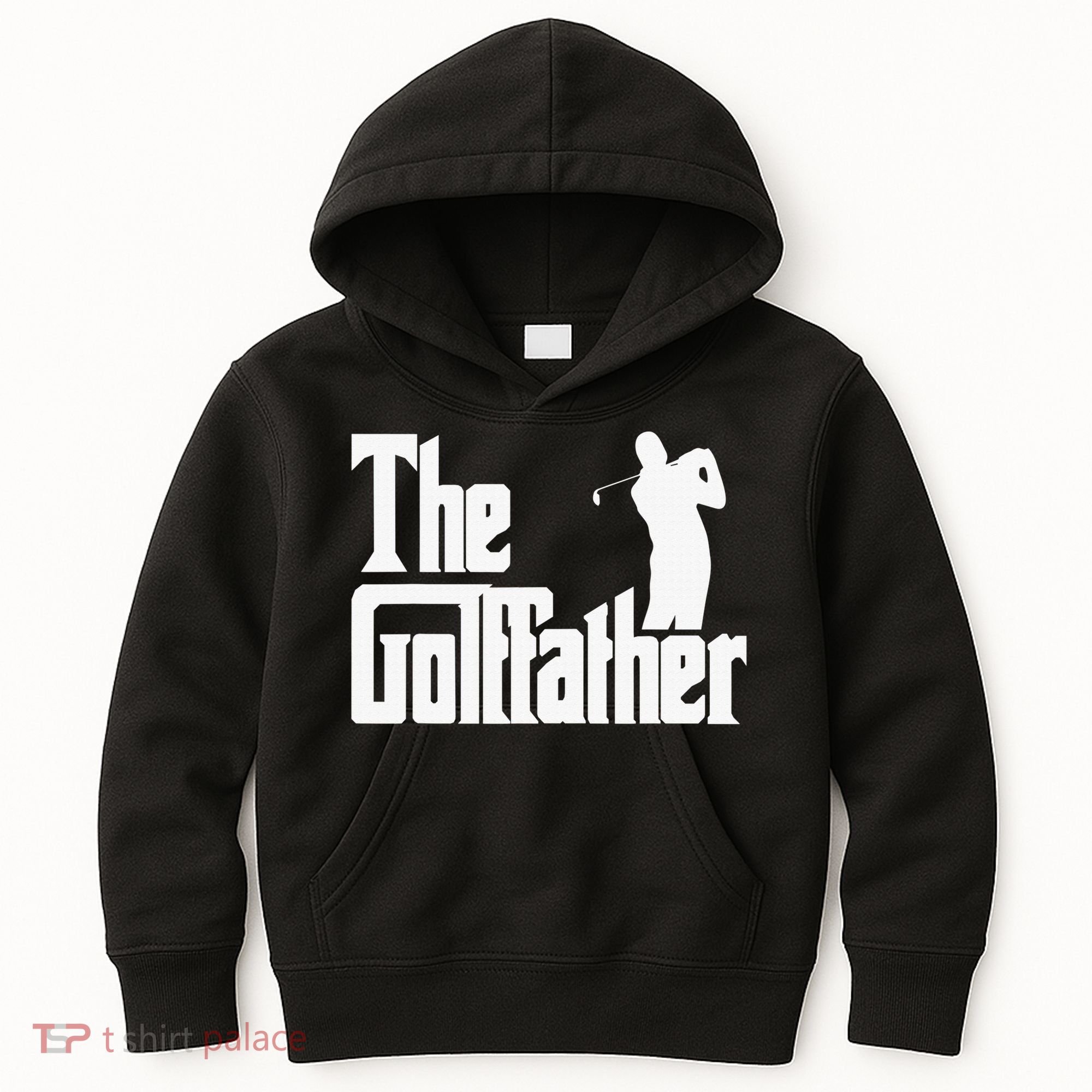 The Golffather Golf Father Funny Golfing Fathers Day Kids Hoodie