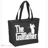 The Golffather Golf Father Funny Golfing Fathers Day Tote Bag thumb 2