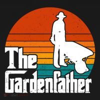 The Gardenfather Gardening Dad Gift Retro Backpack thumb 2