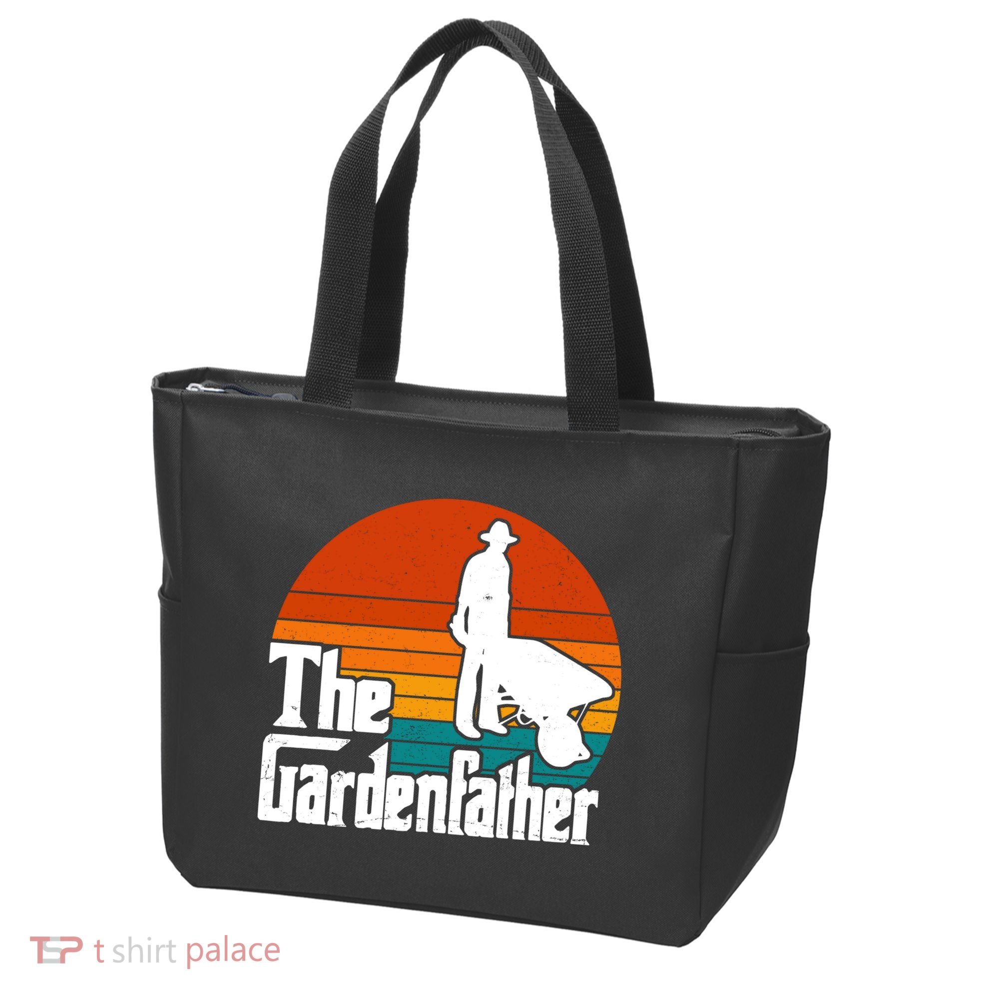 The Gardenfather Gardening Dad Gift Retro Tote Bag