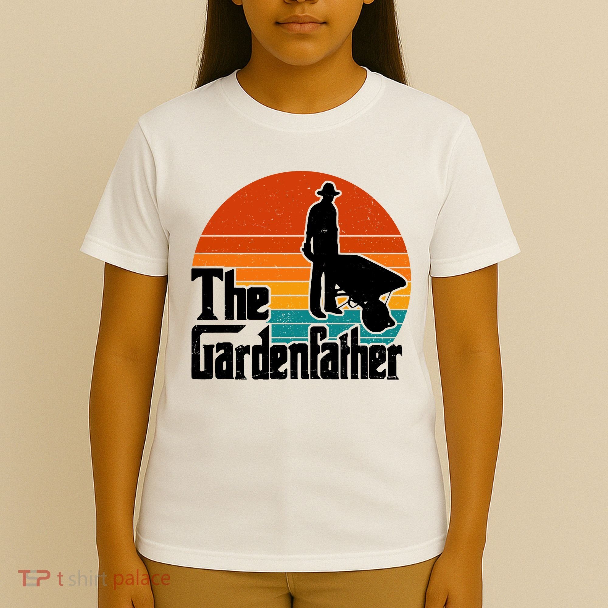 The Gardenfather Gardening Dad Gift Retro T-Shirt