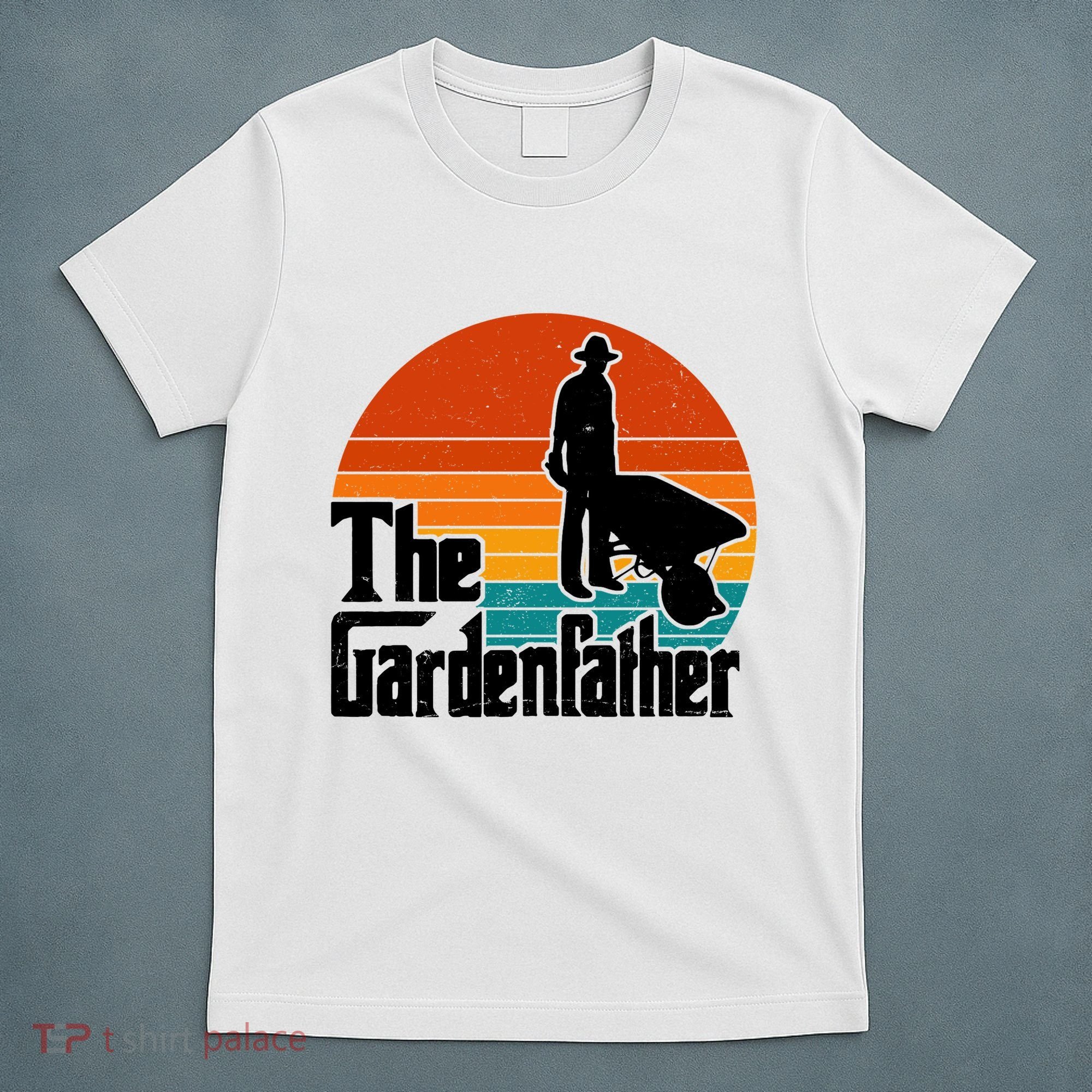 The Gardenfather Gardening Dad Gift Retro T-Shirt