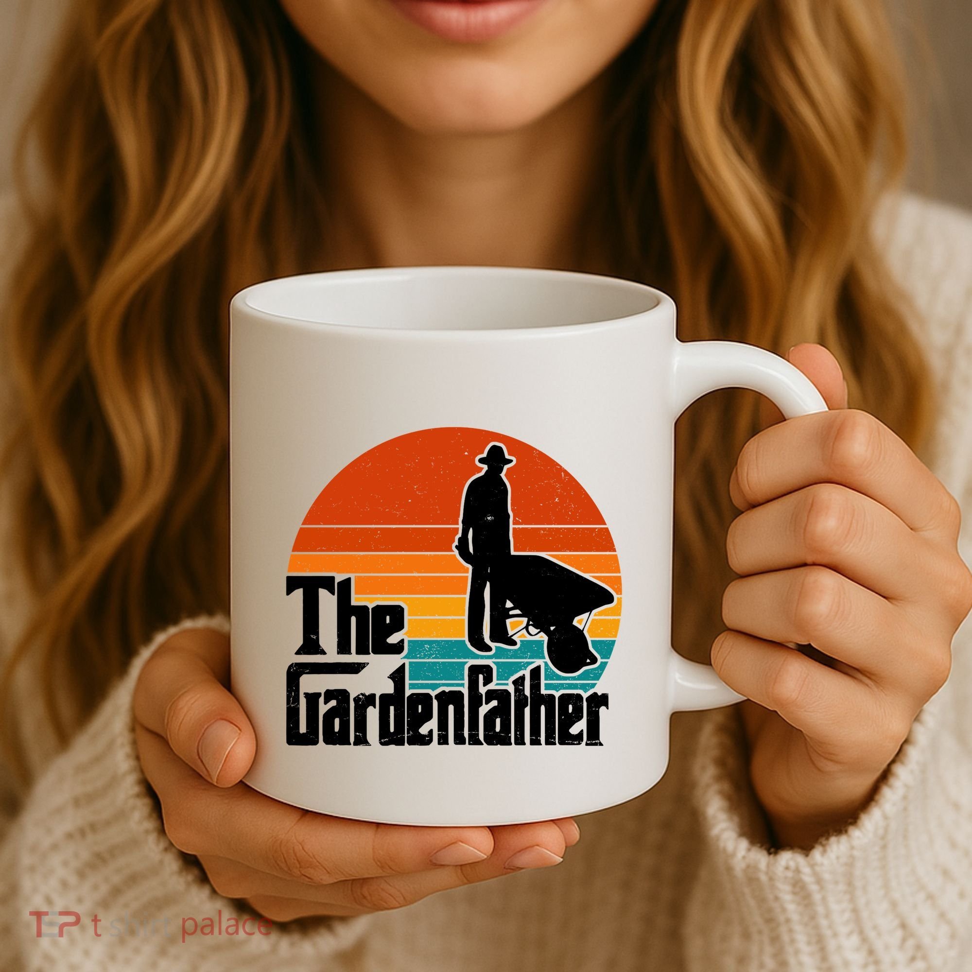 The Gardenfather Gardening Dad Gift Retro Coffee Mug