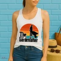 The Gardenfather Gardening Dad Gift Retro Women's Tank Top thumb 2