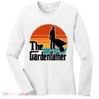 The Gardenfather Gardening Dad Gift Retro Women's Long Sleeve Shirt thumb 0