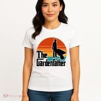 The Gardenfather Gardening Dad Gift Retro Women's T-Shirt thumb 4