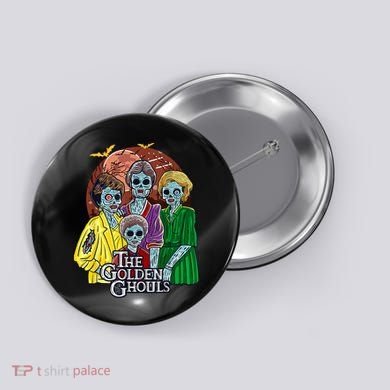 The Golden Ghouls Halloween Button