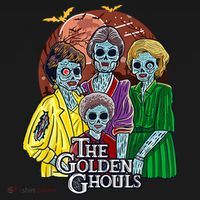 The Golden Ghouls Halloween Women's Hoodie thumb 2