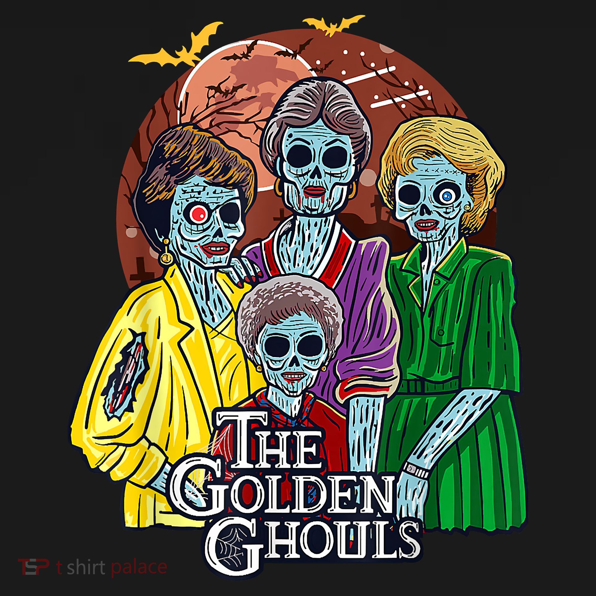 The Golden Ghouls Halloween Women's Tank Top