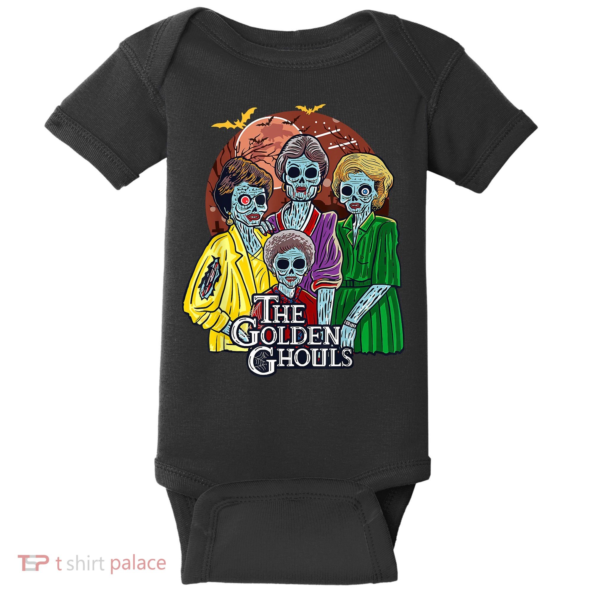 The Golden Ghouls Halloween Baby Bodysuit