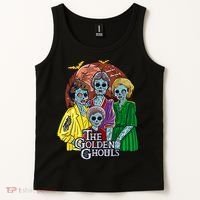 The Golden Ghouls Halloween Tank Top thumb 2