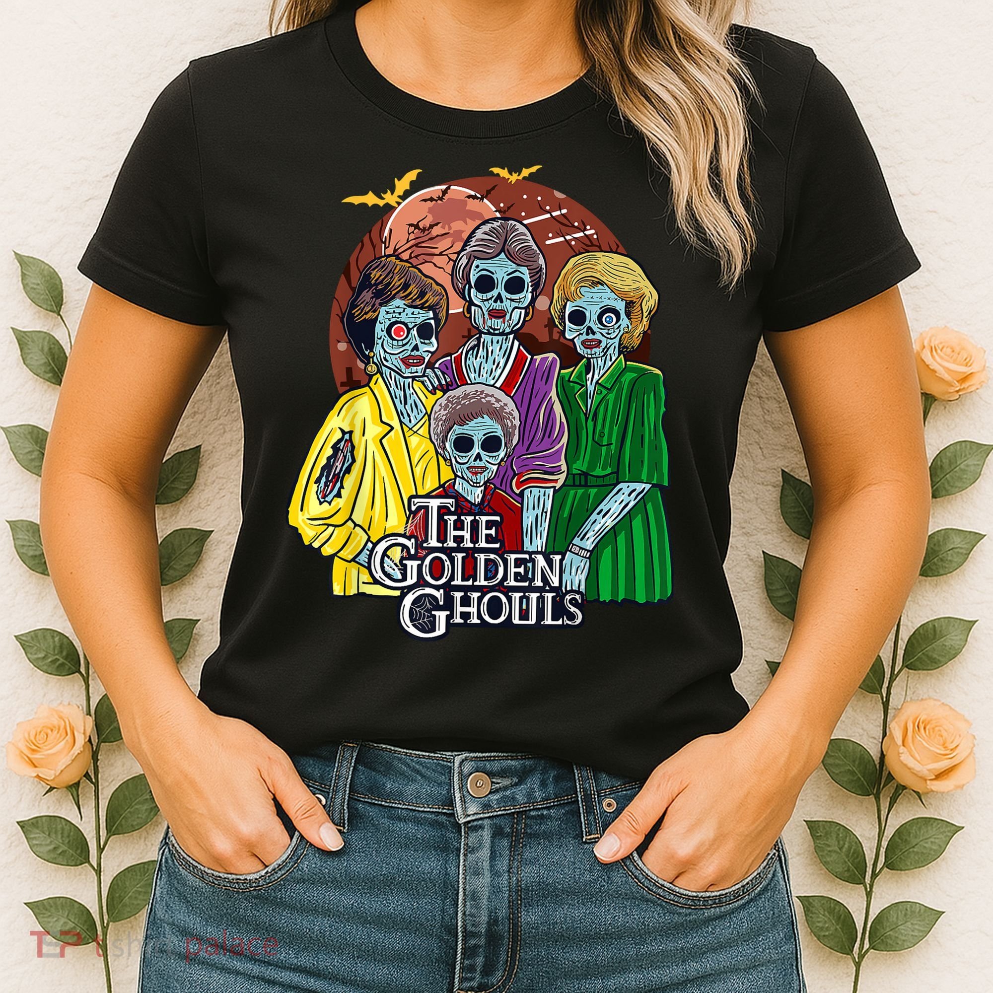 The Golden Ghouls Halloween Women's T-Shirt