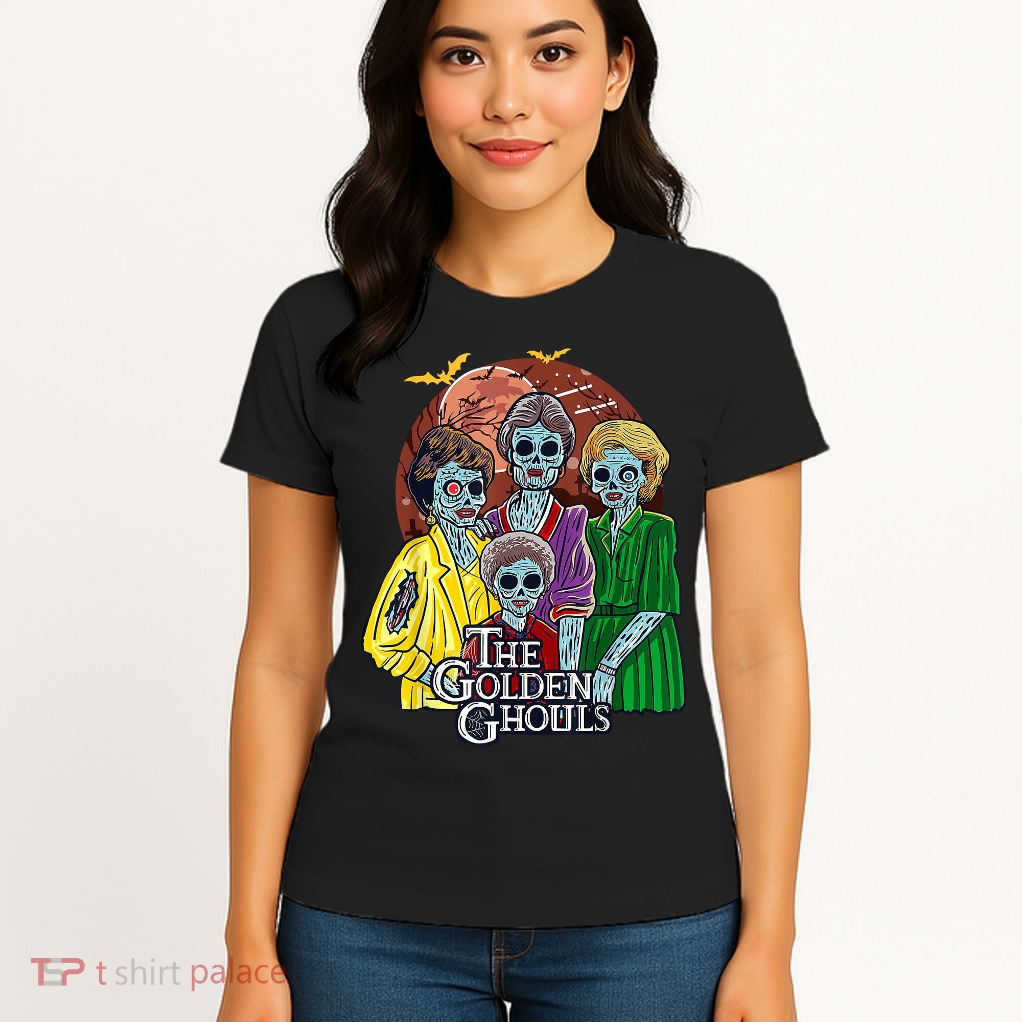 The Golden Ghouls Halloween Women's T-Shirt