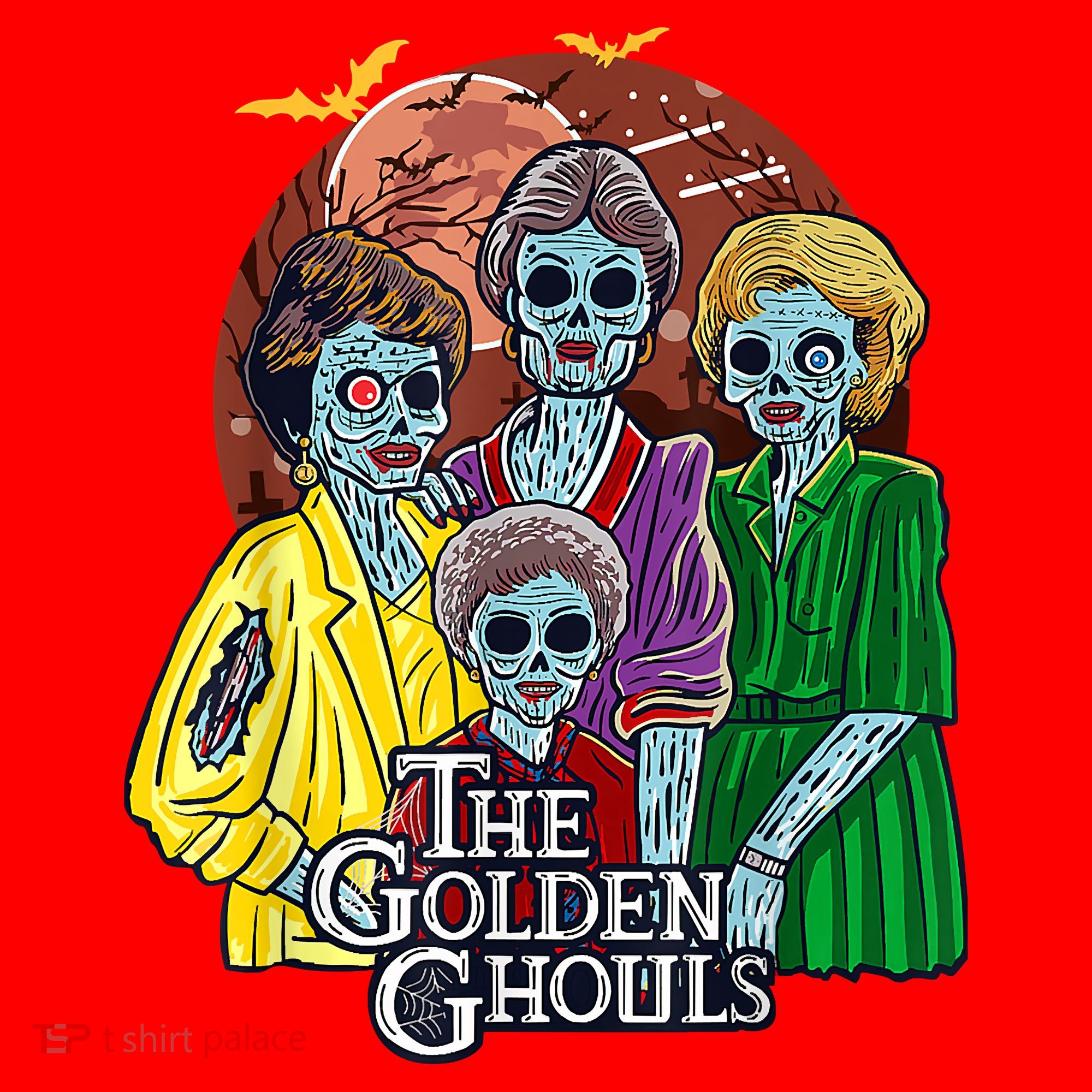 The Golden Ghouls Halloween Santa Hat