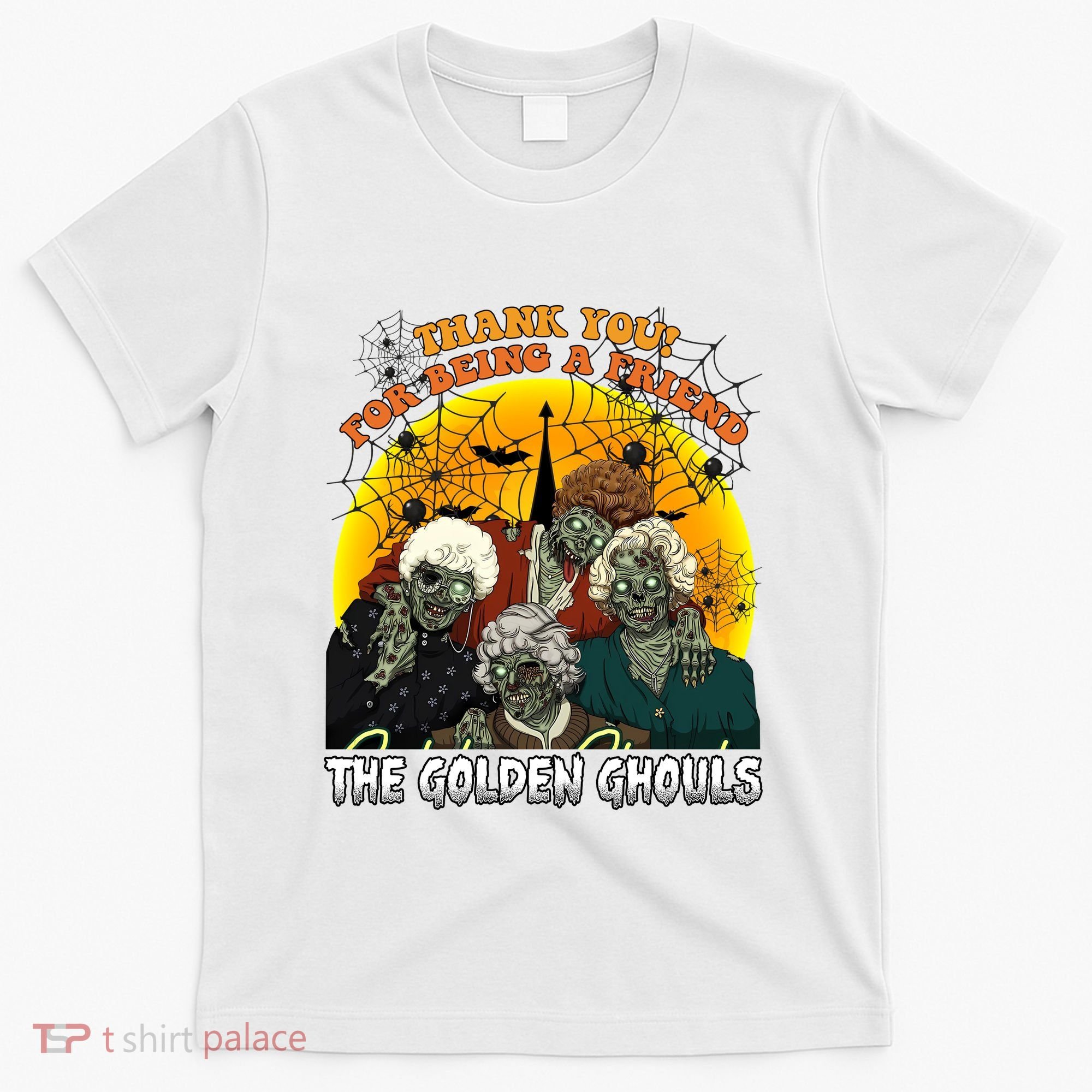 The Golden Ghouls Vintage Halloween Spooky Golden T-Shirt