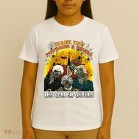 The Golden Ghouls Vintage Halloween Spooky Golden T-Shirt thumb 4