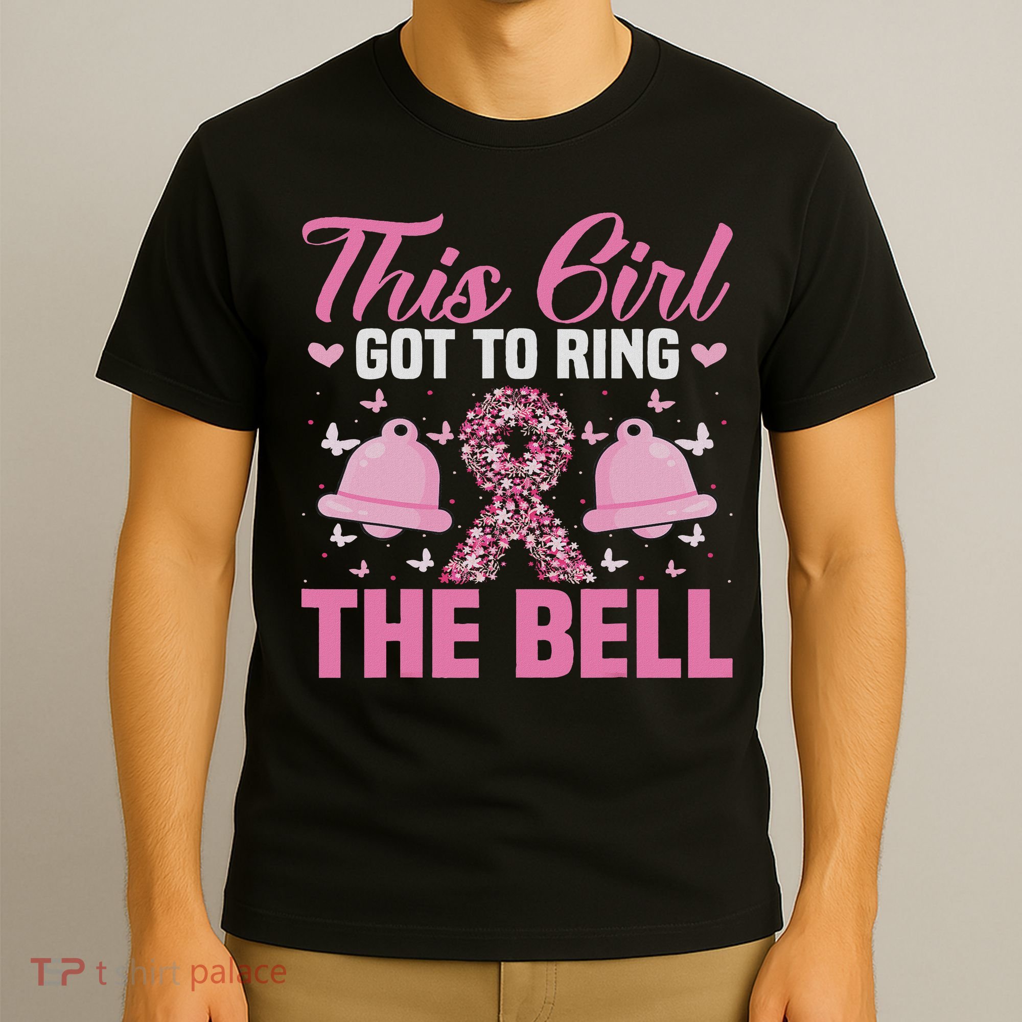 This Girl Got To Ring The Bell Breast Cancer Awareness T-Shirt