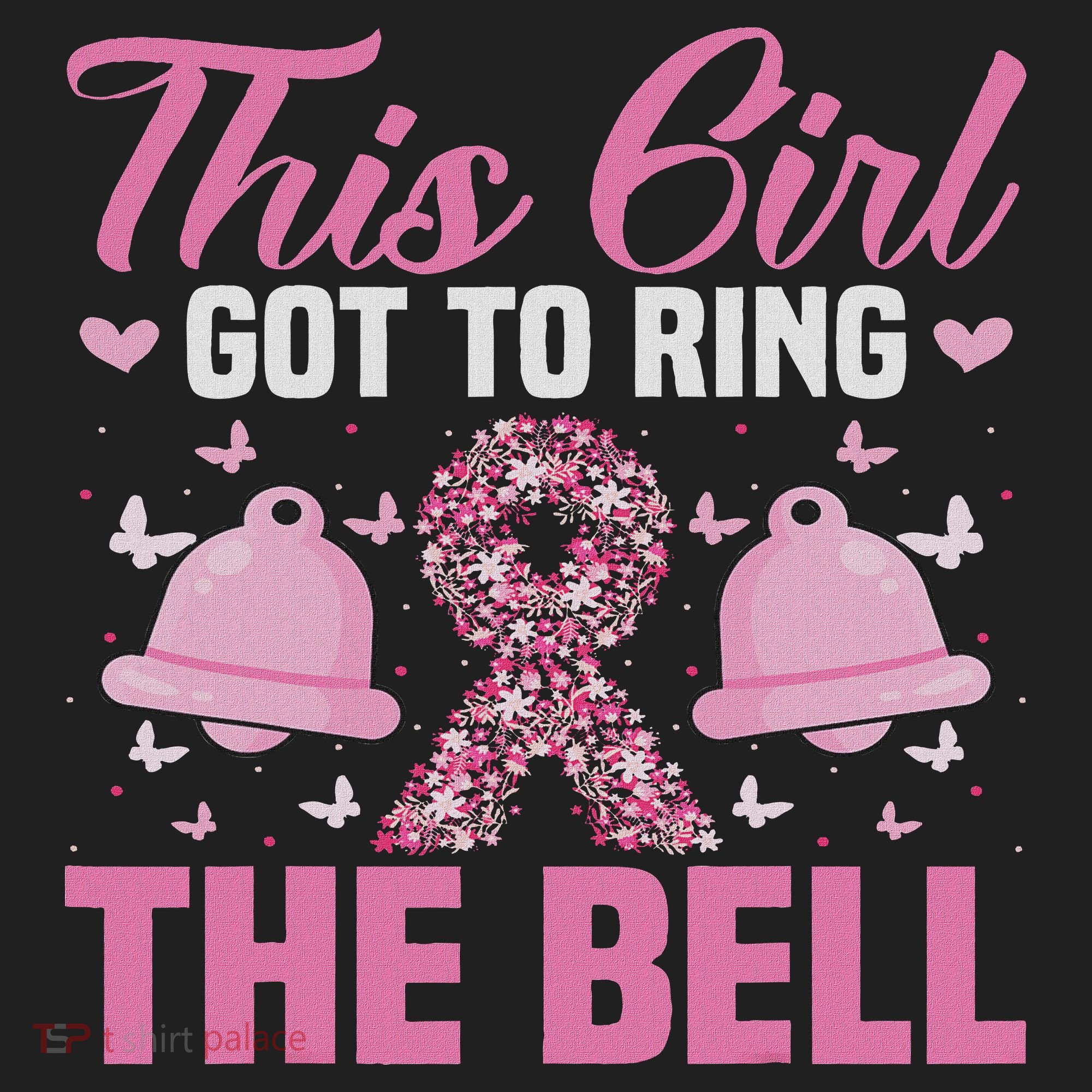 This Girl Got To Ring The Bell Breast Cancer Awareness Beanie