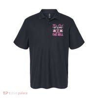 This Girl Got To Ring The Bell Breast Cancer Awareness Polo thumb 0