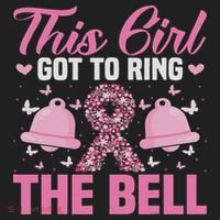 This Girl Got To Ring The Bell Breast Cancer Awareness Hat thumb 2
