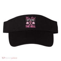 This Girl Got To Ring The Bell Breast Cancer Awareness Visor thumb 0