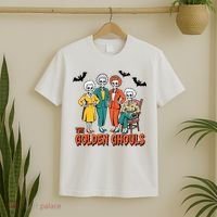 The Golden Ghouls Girls Halloween Funny Classic TV Show Spoof T-Shirt thumb 2