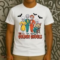 The Golden Ghouls Girls Halloween Funny Classic TV Show Spoof T-Shirt thumb 3