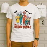 The Golden Ghouls Girls Halloween Funny Classic TV Show Spoof T-Shirt thumb 6