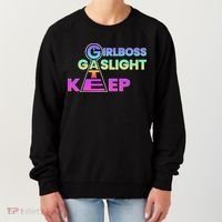 That Go Hard Girlboss Gaslight Gatekeep Trending Women's Sweatshirt thumb 0