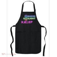 That Go Hard Girlboss Gaslight Gatekeep Trending Apron thumb 0