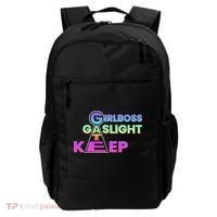 That Go Hard Girlboss Gaslight Gatekeep Trending Backpack thumb 0