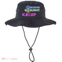 That Go Hard Girlboss Gaslight Gatekeep Trending Bucket Hat thumb 0