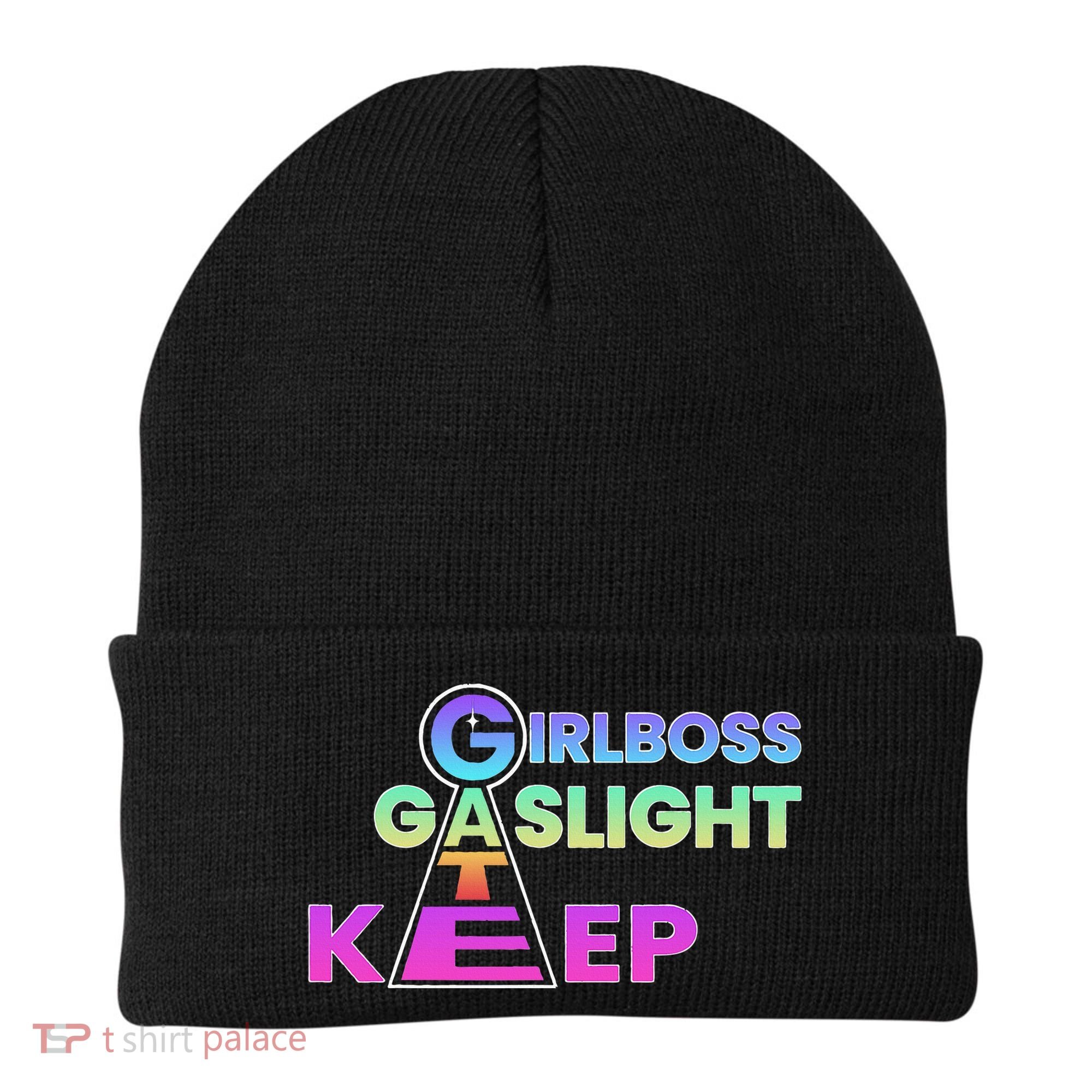 That Go Hard Girlboss Gaslight Gatekeep Trending Beanie