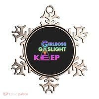 That Go Hard Girlboss Gaslight Gatekeep Trending Ornament thumb 0