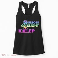 That Go Hard Girlboss Gaslight Gatekeep Trending Women's Tank Top thumb 0