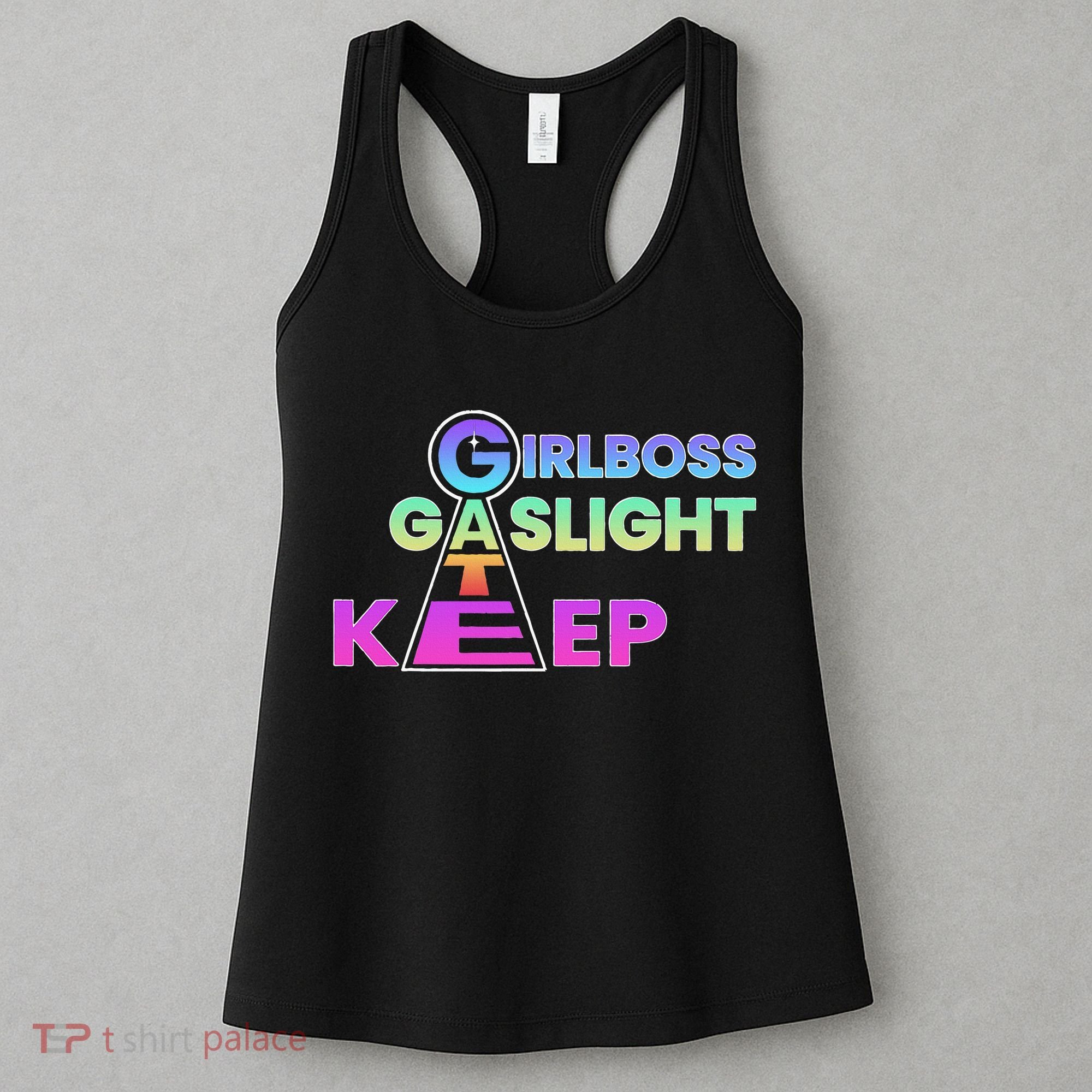 That Go Hard Girlboss Gaslight Gatekeep Trending Women's Tank Top