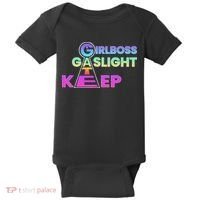That Go Hard Girlboss Gaslight Gatekeep Trending Baby Bodysuit thumb 0