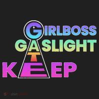 That Go Hard Girlboss Gaslight Gatekeep Trending Hat thumb 2
